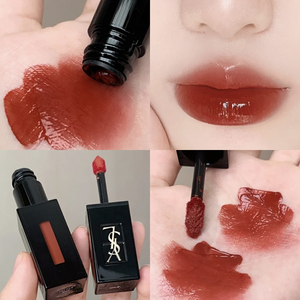 ysl/圣罗兰黑管镜面唇釉416 425烂番茄色水光613 617滋润持久显白