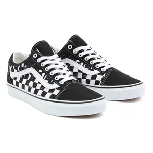 周壹market韩代vans黑白格子系带水滴帆布鞋男女同款vn0a7q2j6up