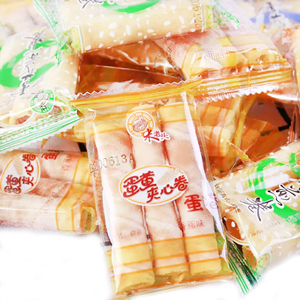 米老头蛋黄夹心卷香酥卷卷酥手工卷心酥夹心蛋卷零食小包装下午茶