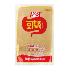 杭州祖名豆腐皮500g豆制品豆腐衣素烧鹅响铃专用
