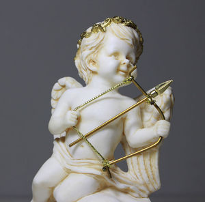代购厄洛斯爱神丘比特阿莫尔希腊罗马手工雪花石膏雕像6.3摆件