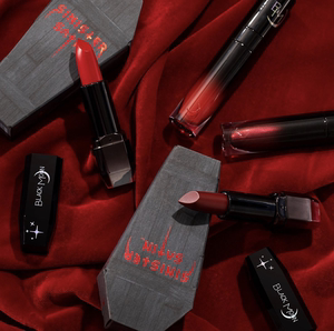 black moon cosmetics sinister satin口红口黑口绿blackmoon