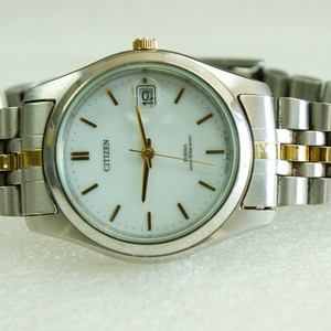 中古二手 西铁城 citizen forma光动能男士石英表7820