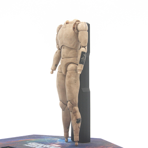 3a toys threea 6寸1:12潮流人偶兵人死面将军七骨七纹身素体散件