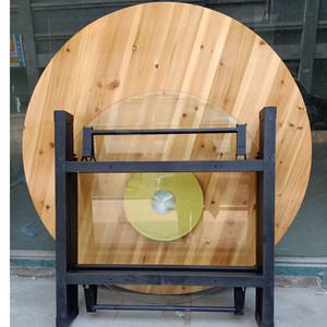 1.2米1.4米1.5米1.6米1.8米2.0米加厚实木杉木大圆桌面圆台面餐桌