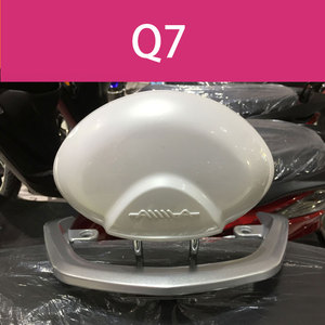 爱玛电动车配件q7原厂靠背白粉灰后衣架艾玛原装靠垫全车正品配件