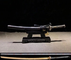 精品武士刃东洋日本冷兵器太刀车载防身短刀练习一体肋差具未开刃