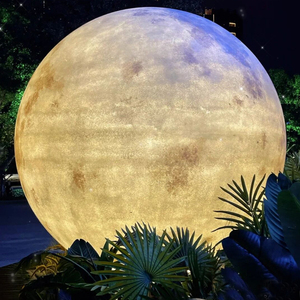 月球灯超大户外景观装饰月亮网红落地灯酒吧圆球大厅气氛大号吊灯