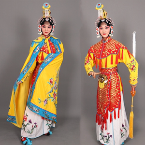 京剧戏服戏曲虞姬服装鱼鳞甲霸王别姬服装虞姬服花旦斗篷女披风