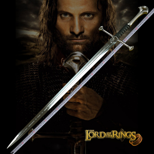 00z此624淘宝魔戒指环王阿拉贡游侠守护王者之剑 西洋剑 骑士剑影视