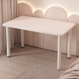 75CM高电脑桌白色北欧书桌定制长60/70/80cm卧室梳妆桌小桌子90cm
