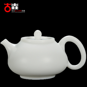 古垚/德化白瓷茶具陈清宜手工德化白瓷陶瓷功夫茶具茶壶悠然壶