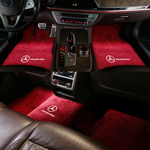 专用全包围羊绒地毯汽车脚垫路虎揽胜行政版加长四五座改装脚踏垫