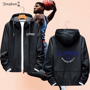 快船队保罗乔治同款篮球外套训练服伦纳德宽松运动潮拉链开衫夹克