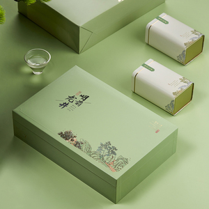 明前龙井茶叶包装盒空礼盒茶叶罐绿茶大佛龙井狮峰龙井礼盒装空盒