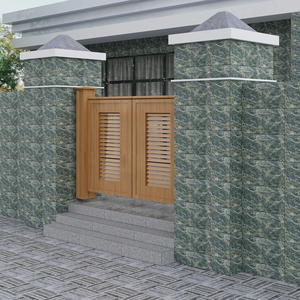 庭院门柱围墙瓷砖200x400农村别墅文化石户外墙砖花台围边蘑菇石