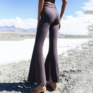 弹力高腰显瘦拖地喇叭裤高个欧美修身瑜伽裤百搭休闲灵感女巫129