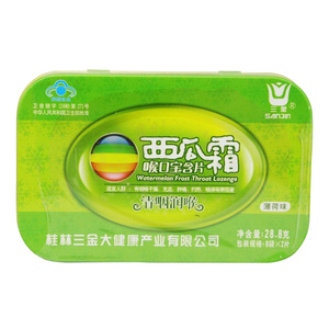 西瓜霜含片铁盒