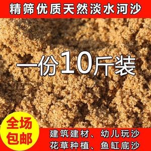 纯天然河沙细沙多肉种植种花沙子乌龟冬眠沙鱼缸沙建筑沙水族造景