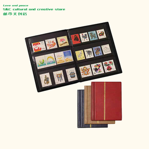 小型高档集邮册收藏空册保护册邮票专用剪片便携品质袖珍小型册