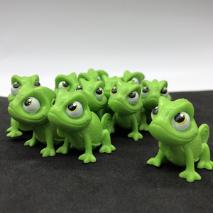 正版散货 长发公主 变色龙帕斯卡 桌面车载 蛋糕摆件