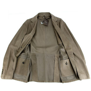 berluti伯尔鲁帝 男士羔羊皮夹克皮衣外套