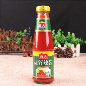 海天蒜蓉辣酱260克*3瓶 商用东北韩式烧烤专用辣椒酱火锅蘸料调料