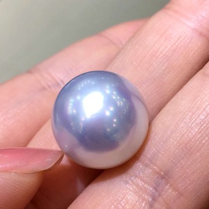 极光维纳斯澳白珍珠裸珠 吊坠 耳环 项链 收藏级 日本真科研大证