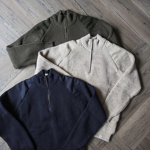 英国百年老牌 peregrine 100%纯羊毛 拉链羊毛衫