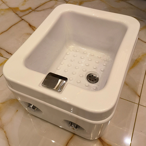 足浴盆陶瓷沐足盆 美甲足疗店泡脚盆塑料桶洗脚池浴桶0人付款654