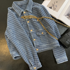 罗燕rome官方outlets店五季大码女装店铺春秋新款长袖短外套