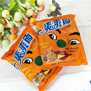 七宝一丁爽爽面干脆面方便面速食即食干吃袋装网红零食品夜宵整箱