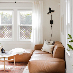 暖色系布艺沙发