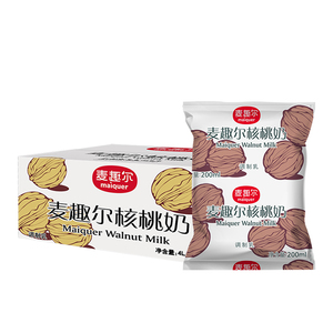 【直播间秒杀】麦趣尔新疆核桃口味利乐枕牛奶200ml*20袋装