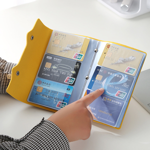 简约卡包女式大容量多卡位卡片夹信用银行卡证件套防盗刷防磁超薄