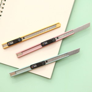 晨光儿童素描削笔金属美工刀壁裁纸刀文具刀工具刀小号钛合金美术
