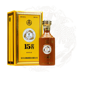 五粮液股份酱香型白酒15酱(30版)53度500ml送礼收藏川酒