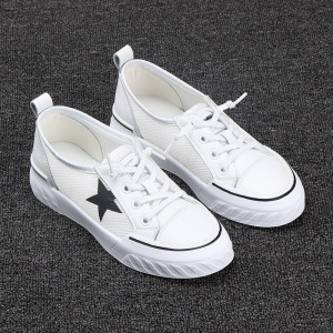 浅口小白鞋五角星