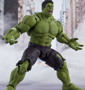 万代 shf 漫威复仇者联盟1 集合版 浩克 绿巨人 带盒现货手办玩具