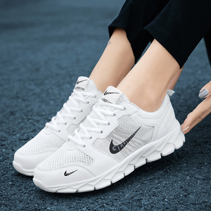 小白鞋女新款耐克飞织女鞋夏季透气运动鞋男女休闲鞋青少年跑步鞋