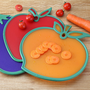 苹果菜板切菜板切肉板砧板出口粘板防滑抗菌水果案板厚塑料不发霉