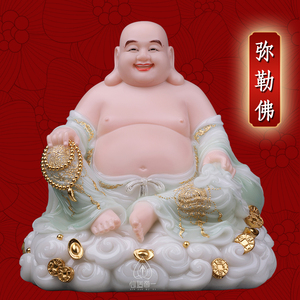 笑佛像大肚弥勒佛玉