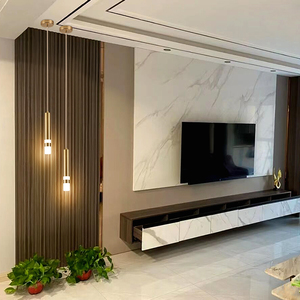 卧室床头吊灯轻奢灯岩石板电视背景墙格栅灯具现代简约吧台吊灯