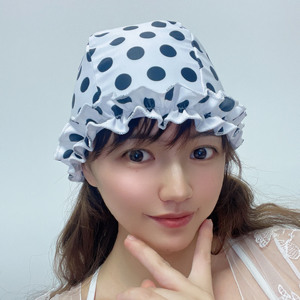 游泳帽女士长发时尚舒适布料性感波点泳帽成人长发温泉游泳装备