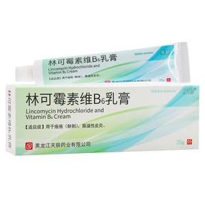 乐龄20g*1支/盒 林可霉素维b6乳膏 _ 乐龄 林可霉素维b6乳膏 20g 痤疮