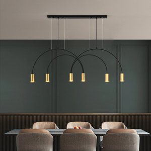 北欧餐厅吊灯现代简约办公室吧台岛台灯极简创意网红餐桌饭厅灯具