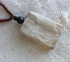 天然木化玉挂件硅化木原石树化石木化石吊坠新疆戈壁石金丝玉挂坠