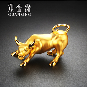 金牛黄金摆件
