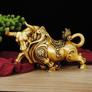 i ceramiche男女通用公牛造型摆件家居花瓶farfetch发发奇0人付款