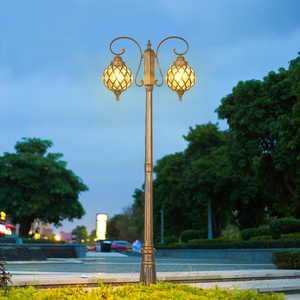 户外路灯防水庭院灯欧式花园家用景观灯室外小区园林高杆灯落地灯